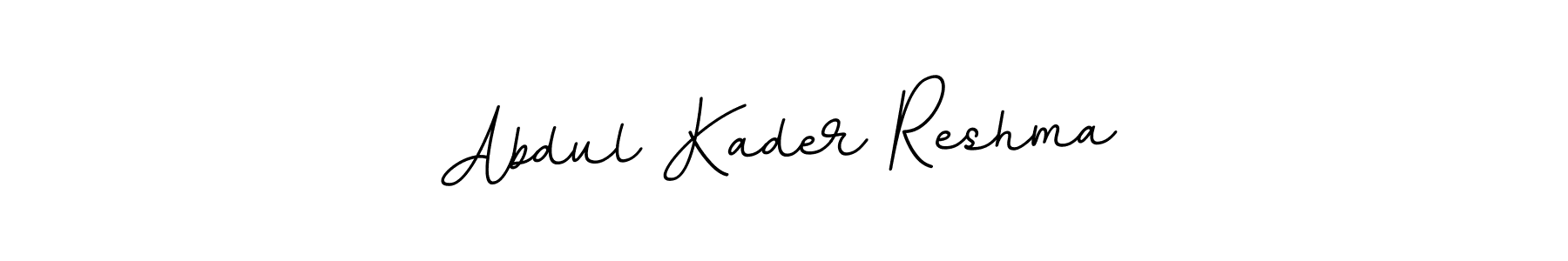 This is the best signature style for the Abdul Kader Reshma name. Also you like these signature font (BallpointsItalic-DORy9). Mix name signature. Abdul Kader Reshma signature style 11 images and pictures png