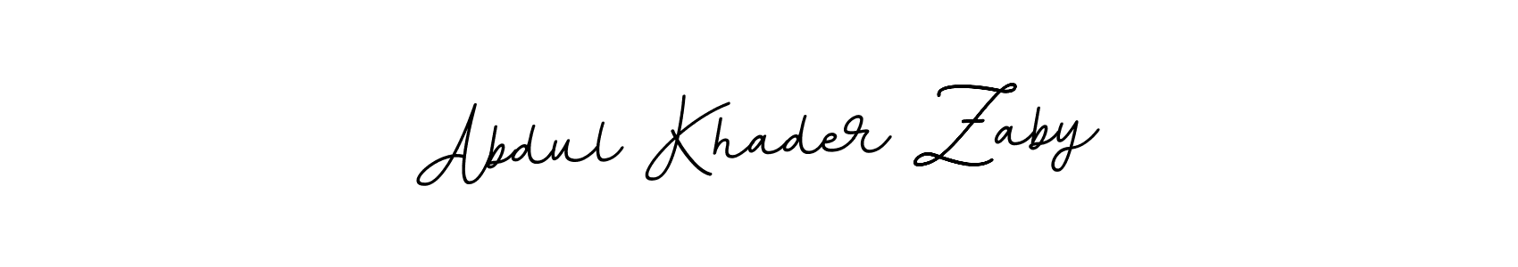 How to make Abdul Khader Zaby signature? BallpointsItalic-DORy9 is a professional autograph style. Create handwritten signature for Abdul Khader Zaby name. Abdul Khader Zaby signature style 11 images and pictures png