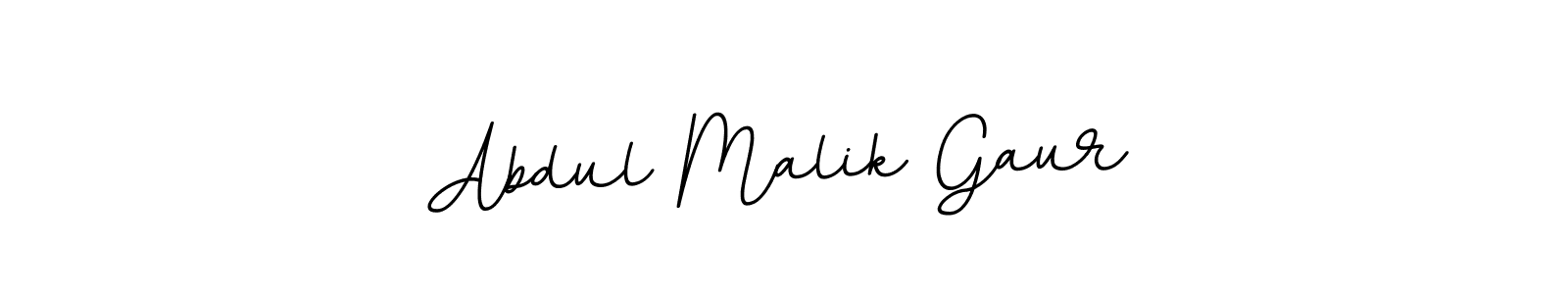 The best way (BallpointsItalic-DORy9) to make a short signature is to pick only two or three words in your name. The name Abdul Malik Gaur include a total of six letters. For converting this name. Abdul Malik Gaur signature style 11 images and pictures png