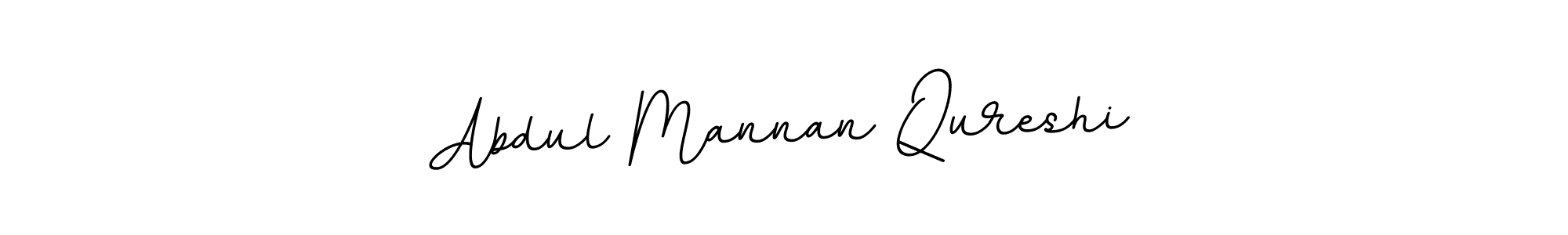 Use a signature maker to create a handwritten signature online. With this signature software, you can design (BallpointsItalic-DORy9) your own signature for name Abdul Mannan Qureshi. Abdul Mannan Qureshi signature style 11 images and pictures png