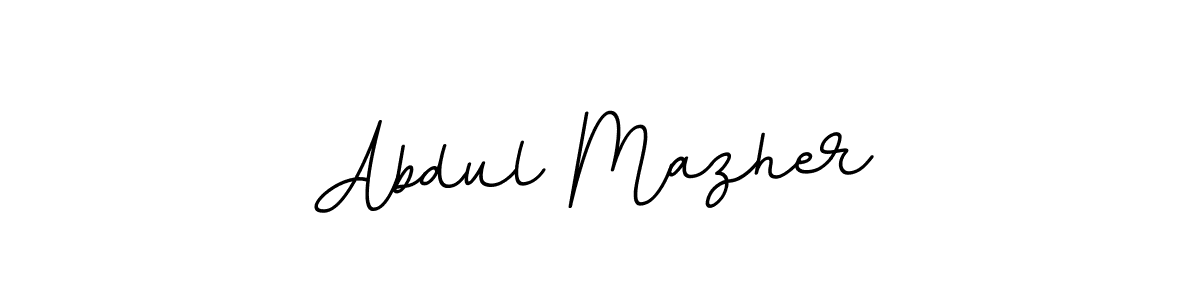 Design your own signature with our free online signature maker. With this signature software, you can create a handwritten (BallpointsItalic-DORy9) signature for name Abdul Mazher. Abdul Mazher signature style 11 images and pictures png