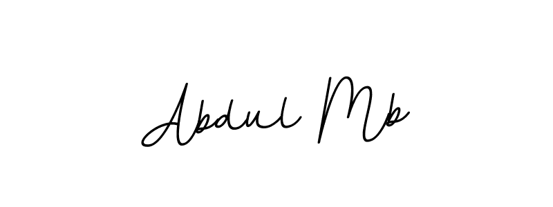 Abdul Mb stylish signature style. Best Handwritten Sign (BallpointsItalic-DORy9) for my name. Handwritten Signature Collection Ideas for my name Abdul Mb. Abdul Mb signature style 11 images and pictures png