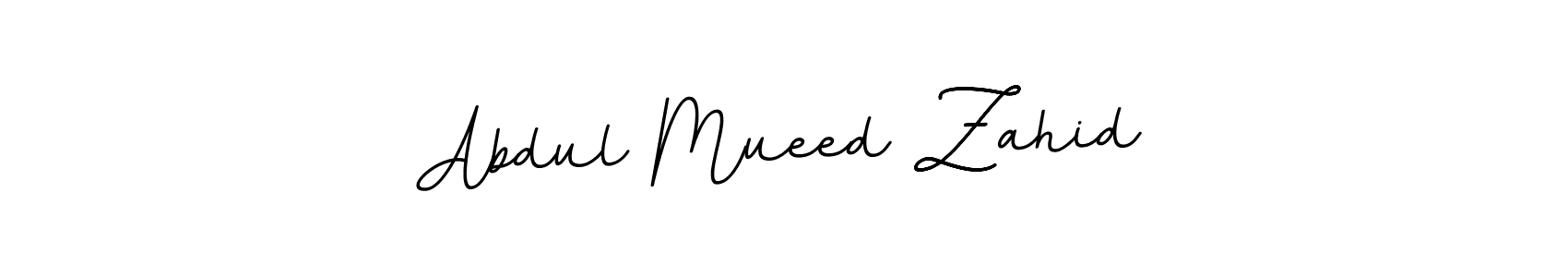 Make a beautiful signature design for name Abdul Mueed Zahid. With this signature (BallpointsItalic-DORy9) style, you can create a handwritten signature for free. Abdul Mueed Zahid signature style 11 images and pictures png