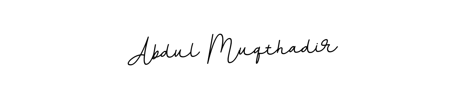 The best way (BallpointsItalic-DORy9) to make a short signature is to pick only two or three words in your name. The name Abdul Muqthadir include a total of six letters. For converting this name. Abdul Muqthadir signature style 11 images and pictures png