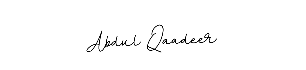 Make a beautiful signature design for name Abdul Qaadeer. With this signature (BallpointsItalic-DORy9) style, you can create a handwritten signature for free. Abdul Qaadeer signature style 11 images and pictures png