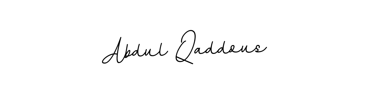 Use a signature maker to create a handwritten signature online. With this signature software, you can design (BallpointsItalic-DORy9) your own signature for name Abdul Qaddous. Abdul Qaddous signature style 11 images and pictures png