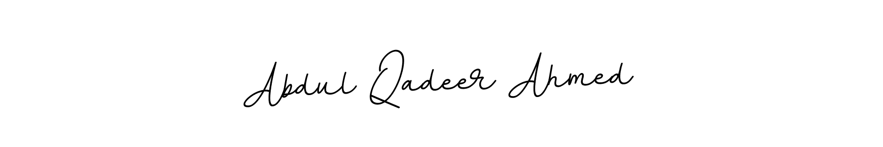 You should practise on your own different ways (BallpointsItalic-DORy9) to write your name (Abdul Qadeer Ahmed) in signature. don't let someone else do it for you. Abdul Qadeer Ahmed signature style 11 images and pictures png