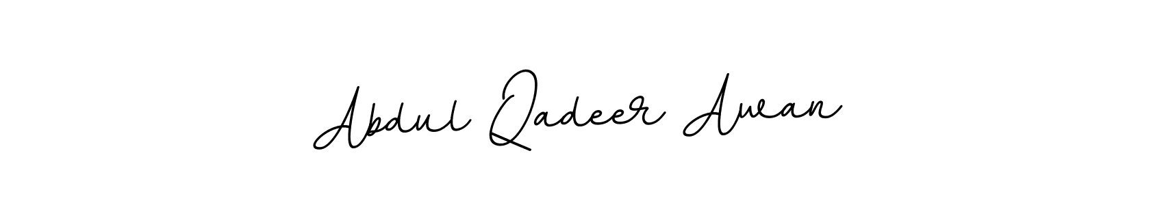 You should practise on your own different ways (BallpointsItalic-DORy9) to write your name (Abdul Qadeer Awan) in signature. don't let someone else do it for you. Abdul Qadeer Awan signature style 11 images and pictures png