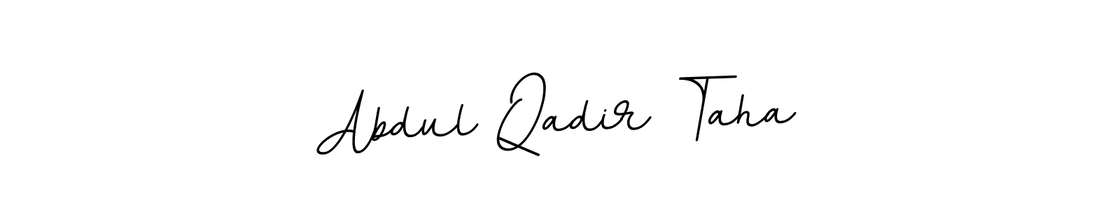 Abdul Qadir Taha stylish signature style. Best Handwritten Sign (BallpointsItalic-DORy9) for my name. Handwritten Signature Collection Ideas for my name Abdul Qadir Taha. Abdul Qadir Taha signature style 11 images and pictures png