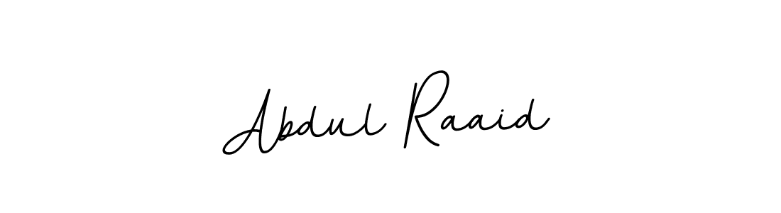 How to make Abdul Raaid name signature. Use BallpointsItalic-DORy9 style for creating short signs online. This is the latest handwritten sign. Abdul Raaid signature style 11 images and pictures png