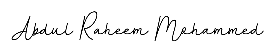 Make a beautiful signature design for name Abdul Raheem Mohammed. Use this online signature maker to create a handwritten signature for free. Abdul Raheem Mohammed signature style 11 images and pictures png
