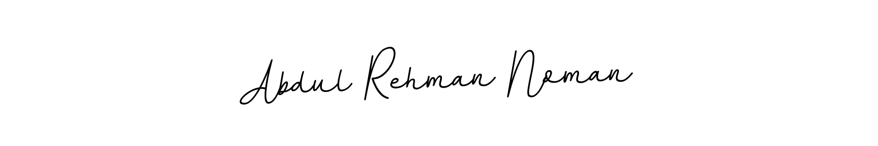Use a signature maker to create a handwritten signature online. With this signature software, you can design (BallpointsItalic-DORy9) your own signature for name Abdul Rehman Noman. Abdul Rehman Noman signature style 11 images and pictures png