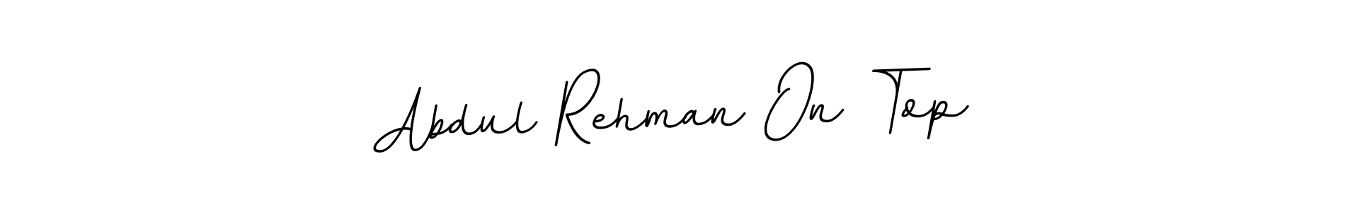How to Draw Abdul Rehman On Top signature style? BallpointsItalic-DORy9 is a latest design signature styles for name Abdul Rehman On Top. Abdul Rehman On Top signature style 11 images and pictures png
