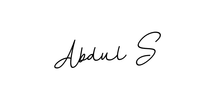 Make a beautiful signature design for name Abdul S. Use this online signature maker to create a handwritten signature for free. Abdul S signature style 11 images and pictures png