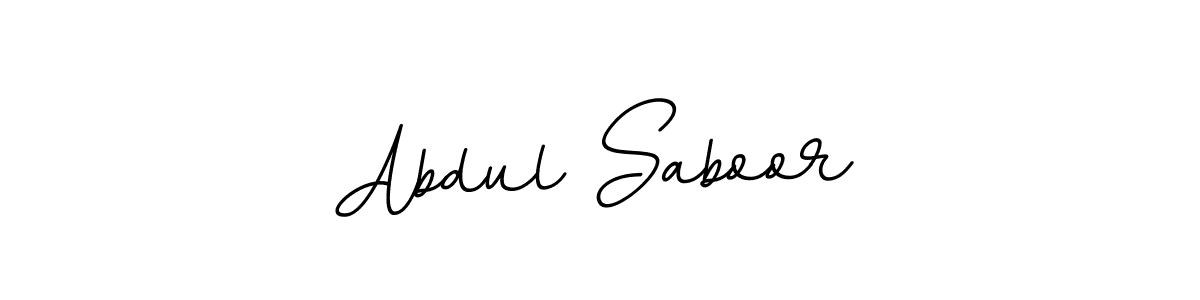 Design your own signature with our free online signature maker. With this signature software, you can create a handwritten (BallpointsItalic-DORy9) signature for name Abdul Saboor. Abdul Saboor signature style 11 images and pictures png