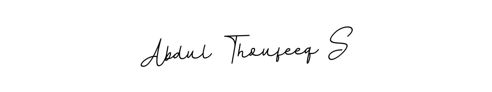 if you are searching for the best signature style for your name Abdul Thoufeeq S. so please give up your signature search. here we have designed multiple signature styles  using BallpointsItalic-DORy9. Abdul Thoufeeq S signature style 11 images and pictures png