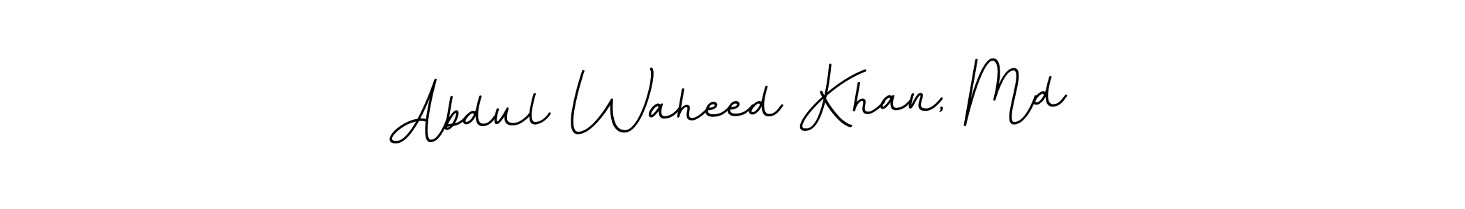 Make a beautiful signature design for name Abdul Waheed Khan, Md. With this signature (BallpointsItalic-DORy9) style, you can create a handwritten signature for free. Abdul Waheed Khan, Md signature style 11 images and pictures png