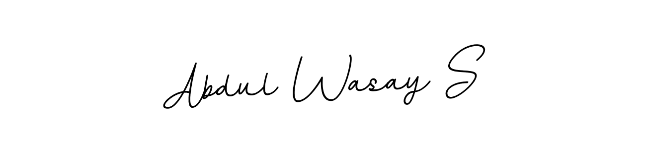 How to make Abdul Wasay S signature? BallpointsItalic-DORy9 is a professional autograph style. Create handwritten signature for Abdul Wasay S name. Abdul Wasay S signature style 11 images and pictures png