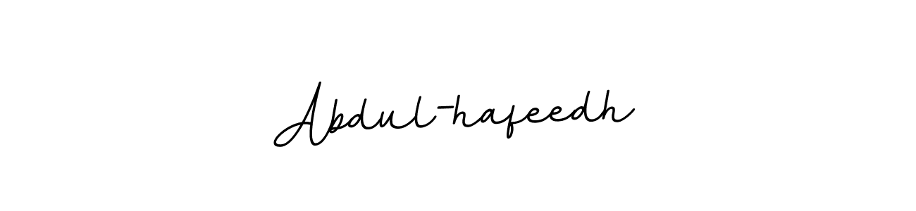 How to make Abdul-hafeedh name signature. Use BallpointsItalic-DORy9 style for creating short signs online. This is the latest handwritten sign. Abdul-hafeedh signature style 11 images and pictures png