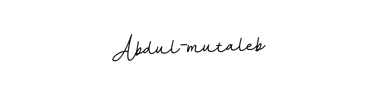 BallpointsItalic-DORy9 is a professional signature style that is perfect for those who want to add a touch of class to their signature. It is also a great choice for those who want to make their signature more unique. Get Abdul-mutaleb name to fancy signature for free. Abdul-mutaleb signature style 11 images and pictures png