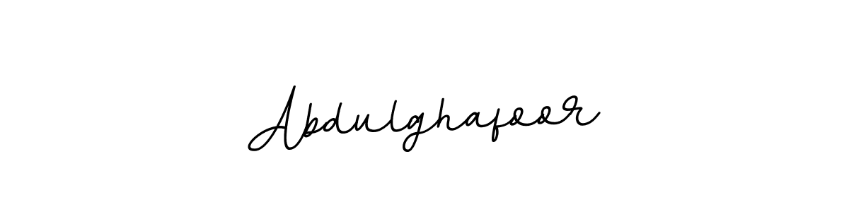 Design your own signature with our free online signature maker. With this signature software, you can create a handwritten (BallpointsItalic-DORy9) signature for name Abdulghafoor. Abdulghafoor signature style 11 images and pictures png