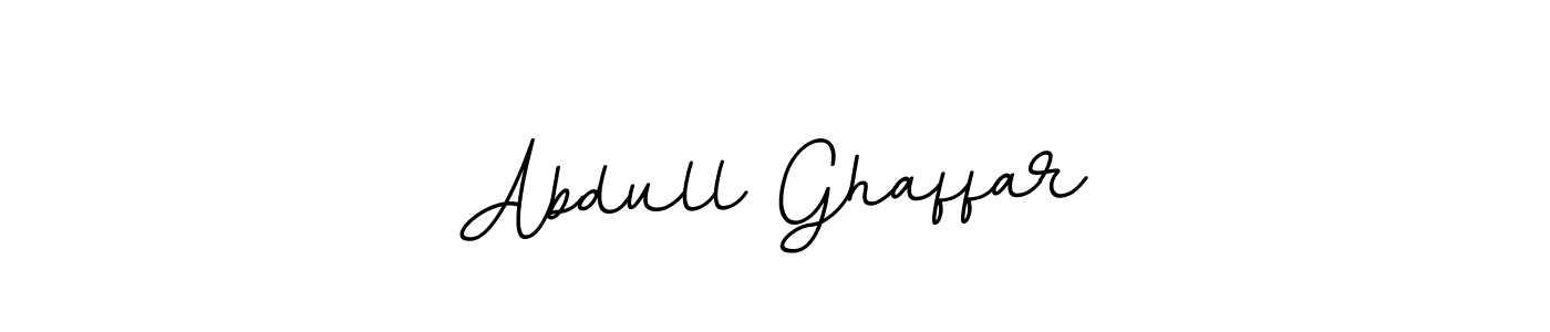 How to make Abdull Ghaffar name signature. Use BallpointsItalic-DORy9 style for creating short signs online. This is the latest handwritten sign. Abdull Ghaffar signature style 11 images and pictures png