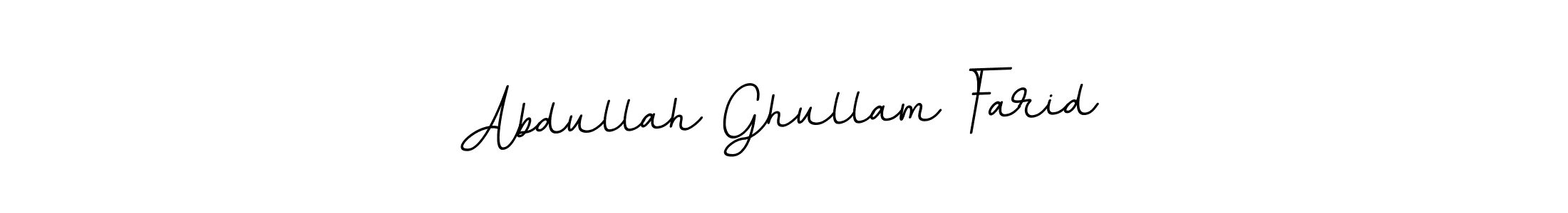 if you are searching for the best signature style for your name Abdullah Ghullam Farid. so please give up your signature search. here we have designed multiple signature styles  using BallpointsItalic-DORy9. Abdullah Ghullam Farid signature style 11 images and pictures png