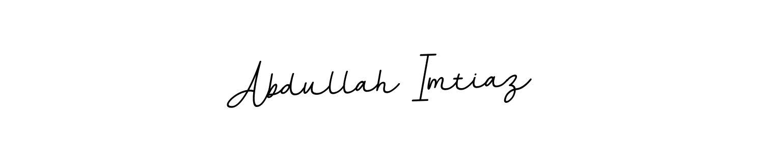 Abdullah Imtiaz stylish signature style. Best Handwritten Sign (BallpointsItalic-DORy9) for my name. Handwritten Signature Collection Ideas for my name Abdullah Imtiaz. Abdullah Imtiaz signature style 11 images and pictures png