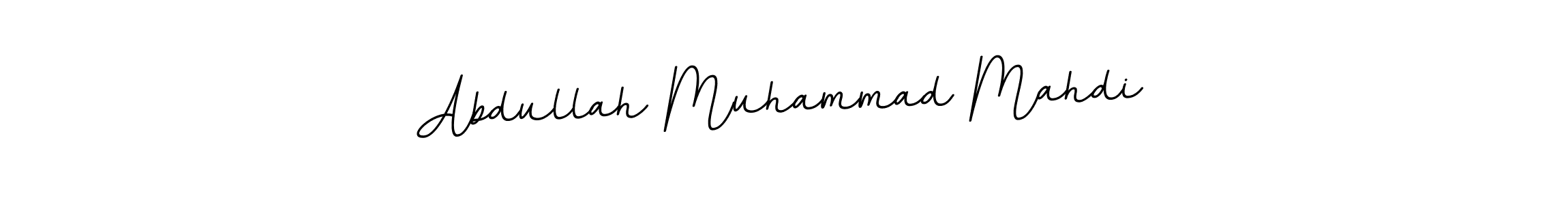 Make a beautiful signature design for name Abdullah Muhammad Mahdi. With this signature (BallpointsItalic-DORy9) style, you can create a handwritten signature for free. Abdullah Muhammad Mahdi signature style 11 images and pictures png