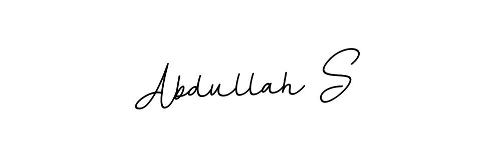 Also we have Abdullah S name is the best signature style. Create professional handwritten signature collection using BallpointsItalic-DORy9 autograph style. Abdullah S signature style 11 images and pictures png