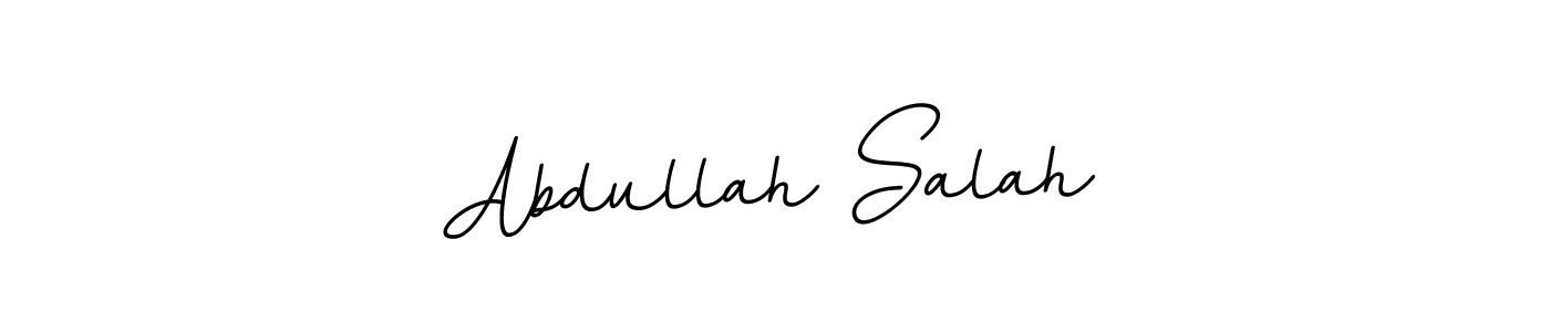 Also You can easily find your signature by using the search form. We will create Abdullah Salah name handwritten signature images for you free of cost using BallpointsItalic-DORy9 sign style. Abdullah Salah signature style 11 images and pictures png