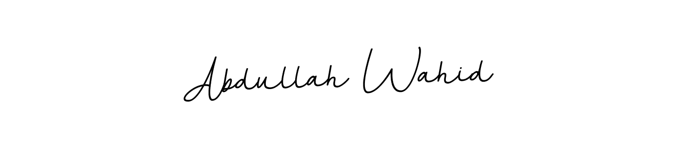 Here are the top 10 professional signature styles for the name Abdullah Wahid. These are the best autograph styles you can use for your name. Abdullah Wahid signature style 11 images and pictures png