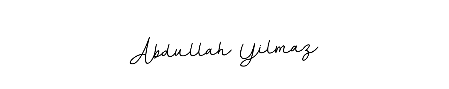BallpointsItalic-DORy9 is a professional signature style that is perfect for those who want to add a touch of class to their signature. It is also a great choice for those who want to make their signature more unique. Get Abdullah Yilmaz name to fancy signature for free. Abdullah Yilmaz signature style 11 images and pictures png