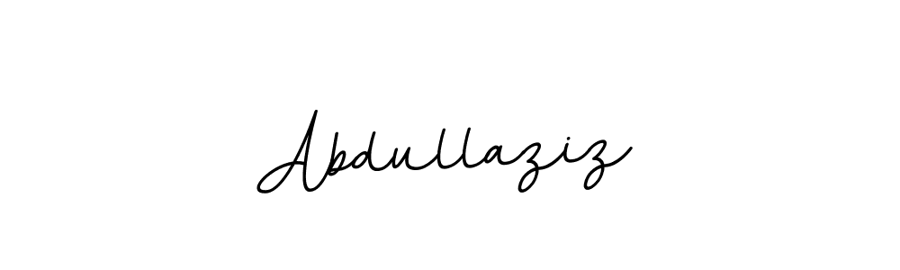 Design your own signature with our free online signature maker. With this signature software, you can create a handwritten (BallpointsItalic-DORy9) signature for name Abdullaziz. Abdullaziz signature style 11 images and pictures png