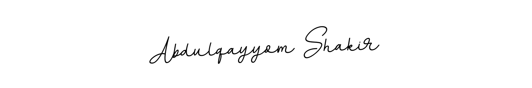 Make a beautiful signature design for name Abdulqayyom Shakir. Use this online signature maker to create a handwritten signature for free. Abdulqayyom Shakir signature style 11 images and pictures png