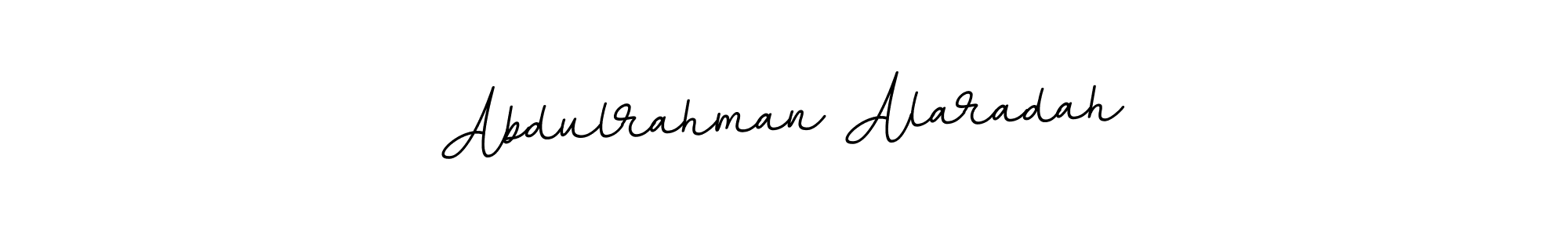 Make a beautiful signature design for name Abdulrahman Alaradah. With this signature (BallpointsItalic-DORy9) style, you can create a handwritten signature for free. Abdulrahman Alaradah signature style 11 images and pictures png
