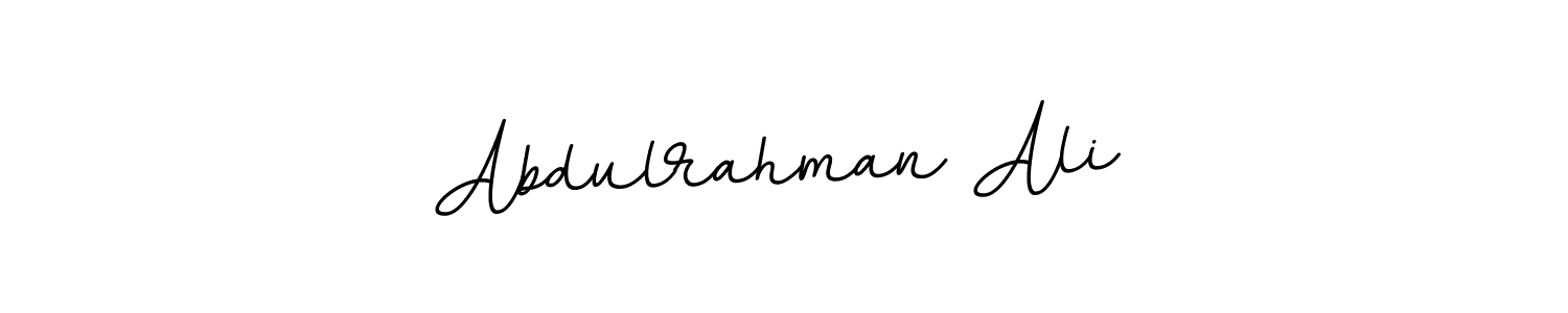 It looks lik you need a new signature style for name Abdulrahman Ali. Design unique handwritten (BallpointsItalic-DORy9) signature with our free signature maker in just a few clicks. Abdulrahman Ali signature style 11 images and pictures png