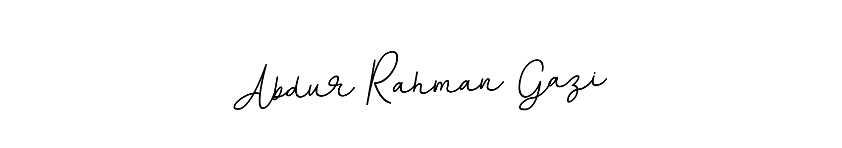 Make a beautiful signature design for name Abdur Rahman Gazi. With this signature (BallpointsItalic-DORy9) style, you can create a handwritten signature for free. Abdur Rahman Gazi signature style 11 images and pictures png