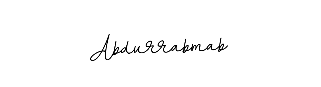 The best way (BallpointsItalic-DORy9) to make a short signature is to pick only two or three words in your name. The name Abdurrabmab include a total of six letters. For converting this name. Abdurrabmab signature style 11 images and pictures png