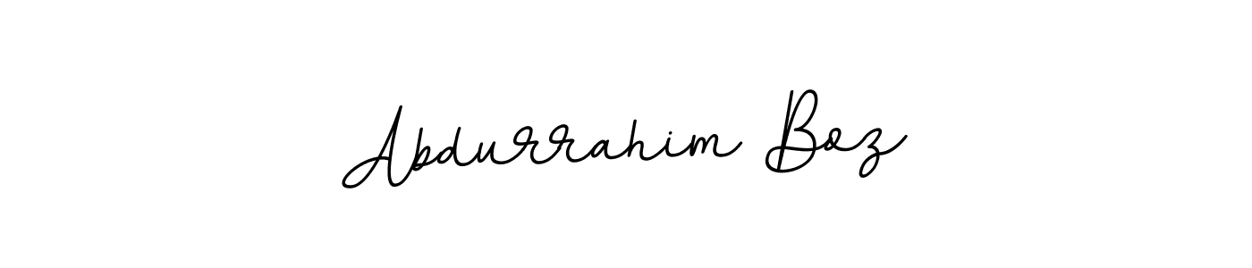 How to make Abdurrahim Boz name signature. Use BallpointsItalic-DORy9 style for creating short signs online. This is the latest handwritten sign. Abdurrahim Boz signature style 11 images and pictures png