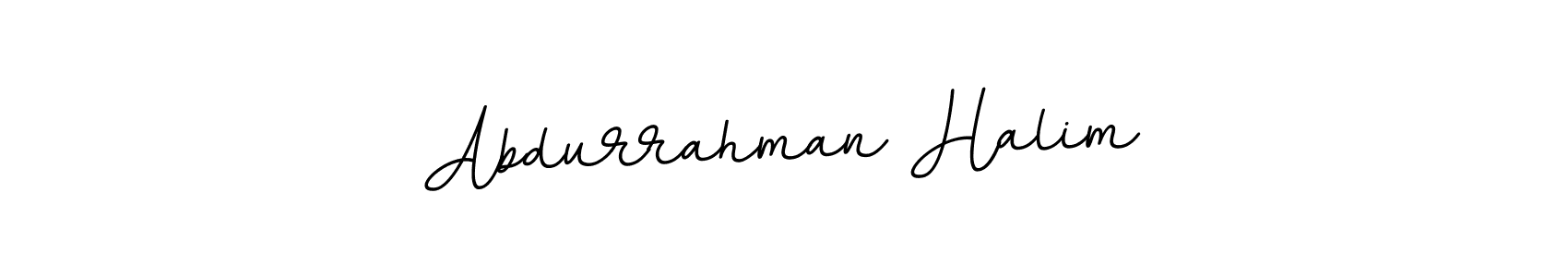 Make a beautiful signature design for name Abdurrahman Halim. With this signature (BallpointsItalic-DORy9) style, you can create a handwritten signature for free. Abdurrahman Halim signature style 11 images and pictures png