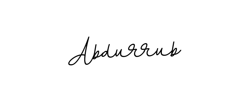 Make a beautiful signature design for name Abdurrub. With this signature (BallpointsItalic-DORy9) style, you can create a handwritten signature for free. Abdurrub signature style 11 images and pictures png