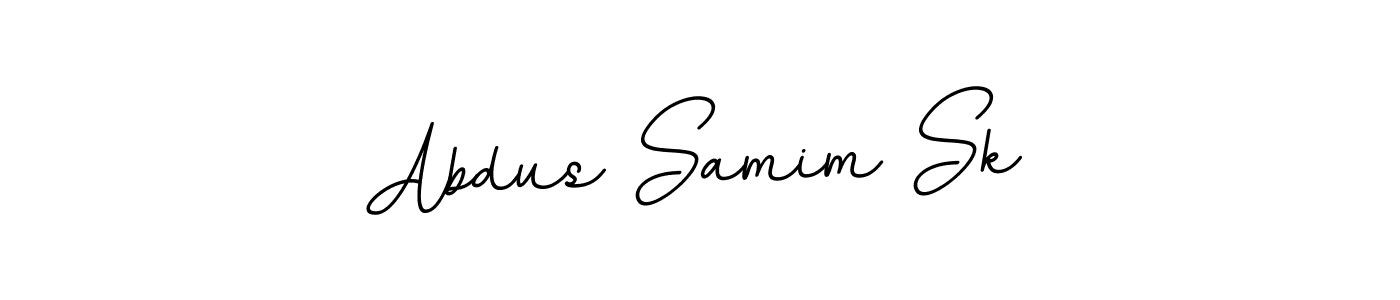 Design your own signature with our free online signature maker. With this signature software, you can create a handwritten (BallpointsItalic-DORy9) signature for name Abdus Samim Sk. Abdus Samim Sk signature style 11 images and pictures png