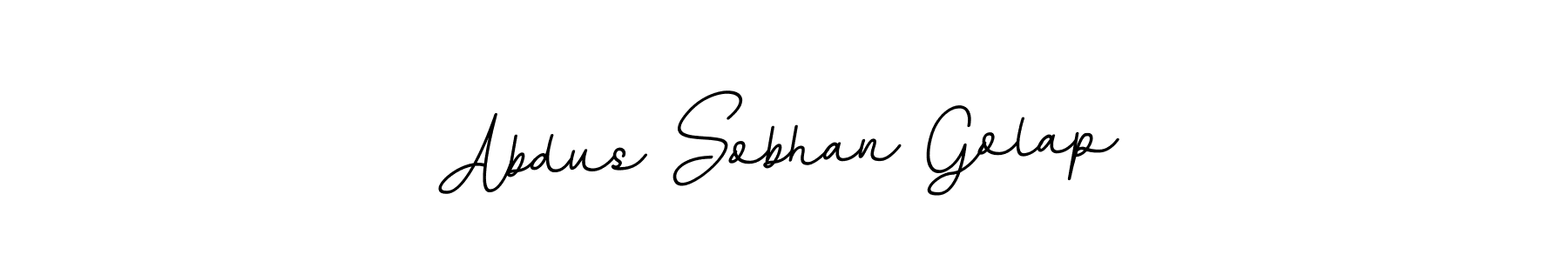 Make a beautiful signature design for name Abdus Sobhan Golap. With this signature (BallpointsItalic-DORy9) style, you can create a handwritten signature for free. Abdus Sobhan Golap signature style 11 images and pictures png