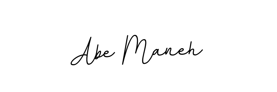 Use a signature maker to create a handwritten signature online. With this signature software, you can design (BallpointsItalic-DORy9) your own signature for name Abe Maneh. Abe Maneh signature style 11 images and pictures png