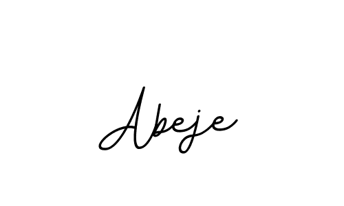 Create a beautiful signature design for name Abeje. With this signature (BallpointsItalic-DORy9) fonts, you can make a handwritten signature for free. Abeje signature style 11 images and pictures png