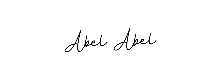 Design your own signature with our free online signature maker. With this signature software, you can create a handwritten (BallpointsItalic-DORy9) signature for name Abel Abel. Abel Abel signature style 11 images and pictures png