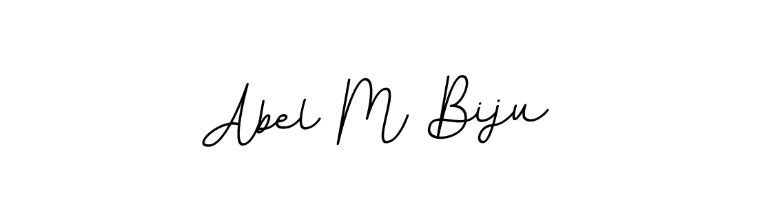 Make a beautiful signature design for name Abel M Biju. With this signature (BallpointsItalic-DORy9) style, you can create a handwritten signature for free. Abel M Biju signature style 11 images and pictures png