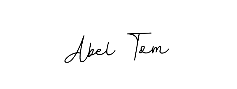 Design your own signature with our free online signature maker. With this signature software, you can create a handwritten (BallpointsItalic-DORy9) signature for name Abel Tom. Abel Tom signature style 11 images and pictures png