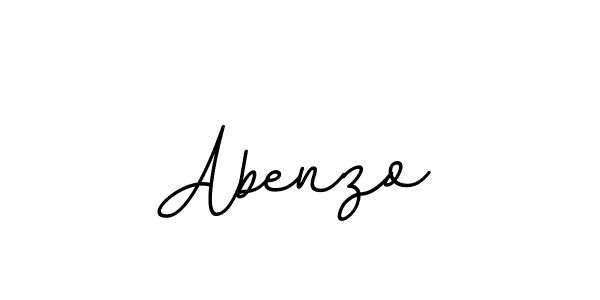 You should practise on your own different ways (BallpointsItalic-DORy9) to write your name (Abenzo) in signature. don't let someone else do it for you. Abenzo signature style 11 images and pictures png